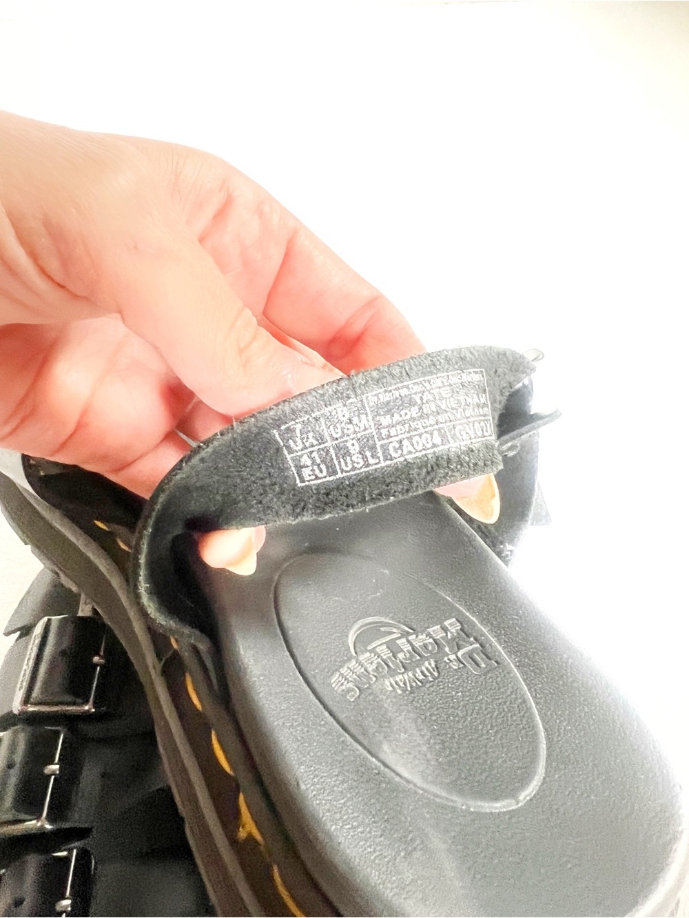 Dr. Martens | Tate Leather Slide Sandals - Picture 5 of 6